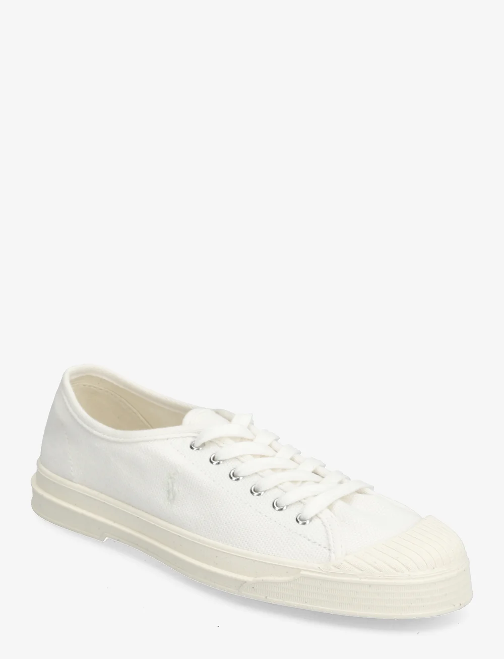 Polo Ralph Lauren - Essence 100 Canvas Cap-Toe Sneaker - konfirmation - deckwash white - 0