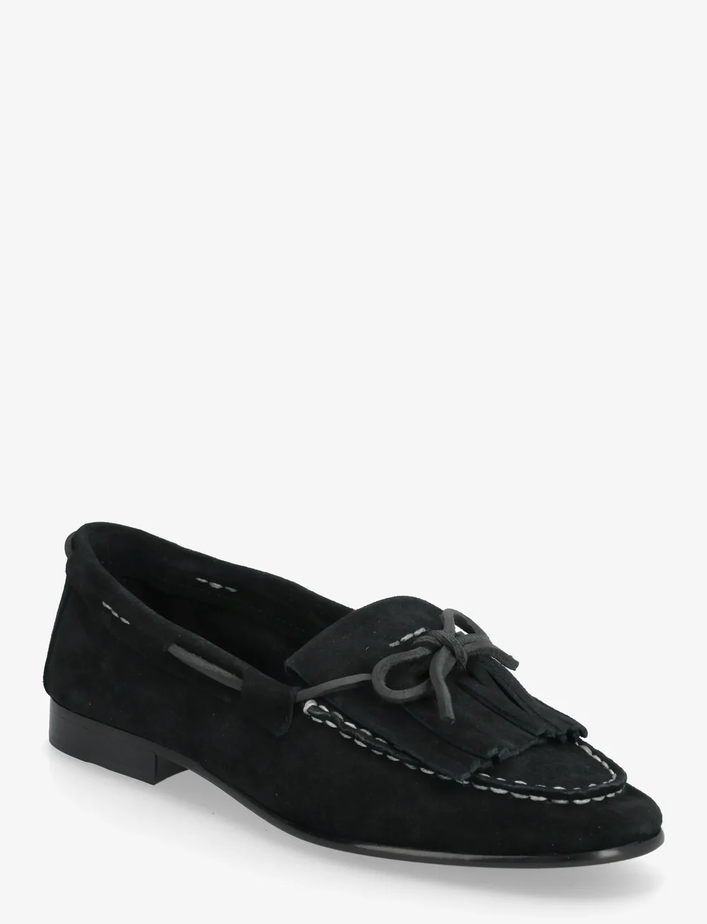 Polo Ralph Lauren - Fringe-Trim Suede Loafer - besondere anlässe - black - 0