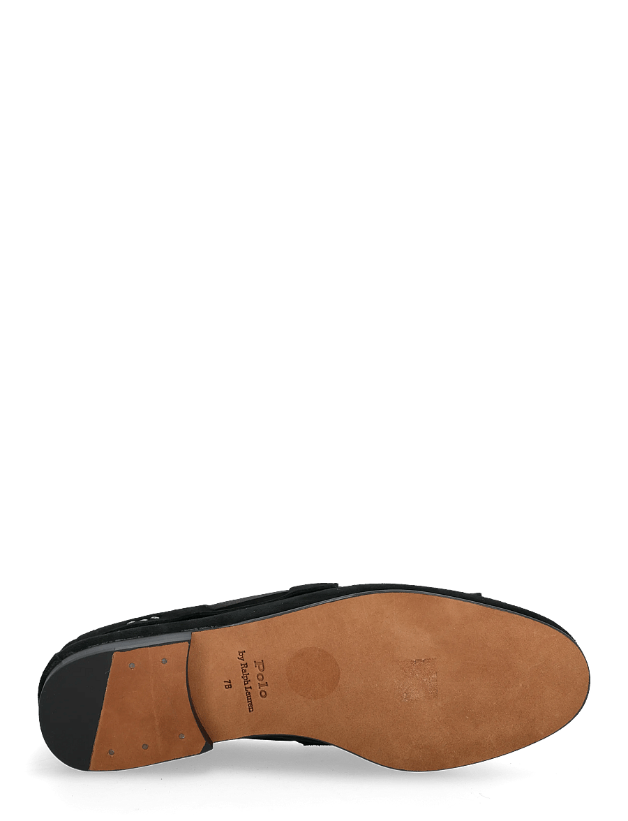 Polo Ralph Lauren - Fringe-Trim Suede Loafer - fashion trends - black - 4