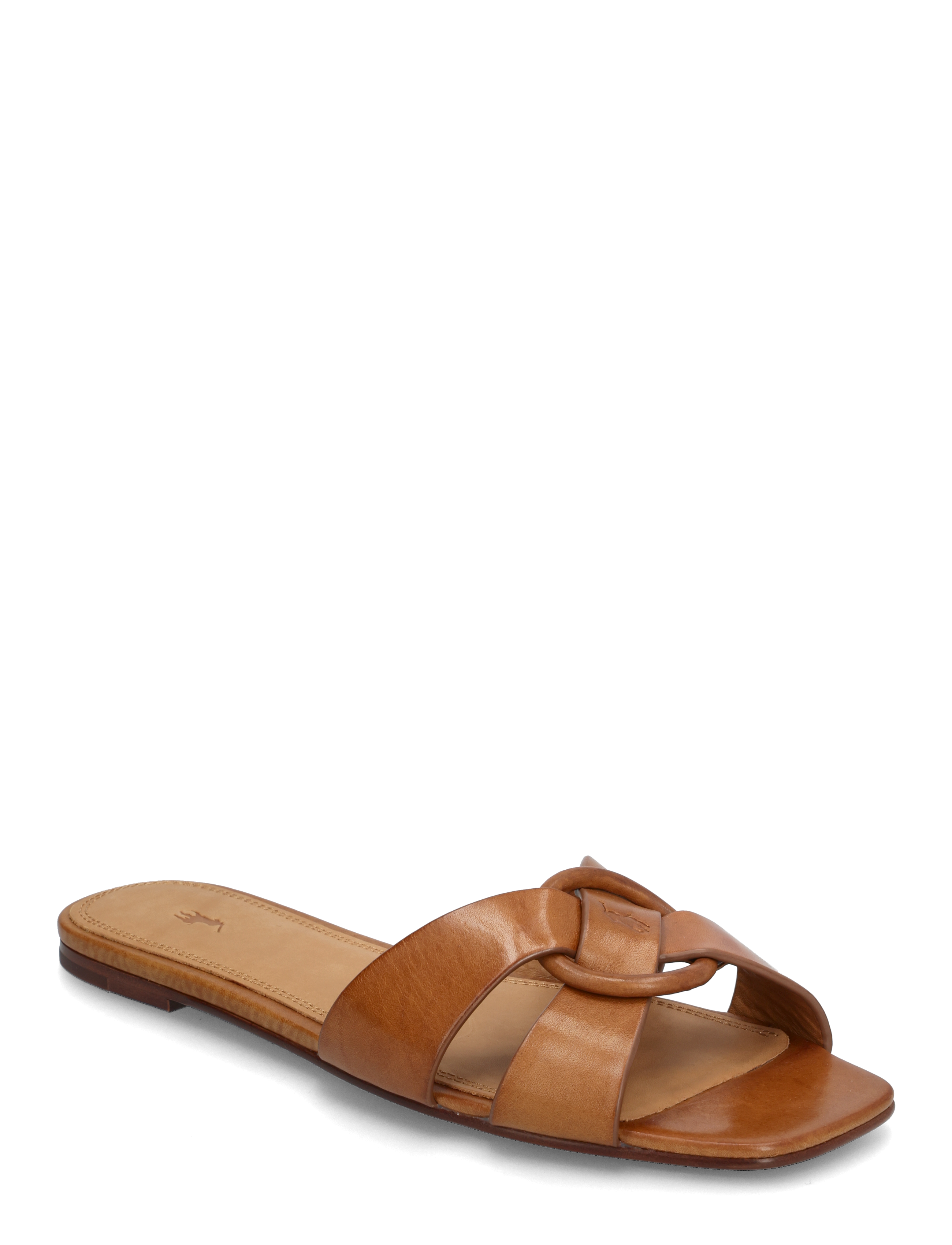 POLO RALPH LAUREN Leder O-Ring Sandale Braun - 38 - Damen