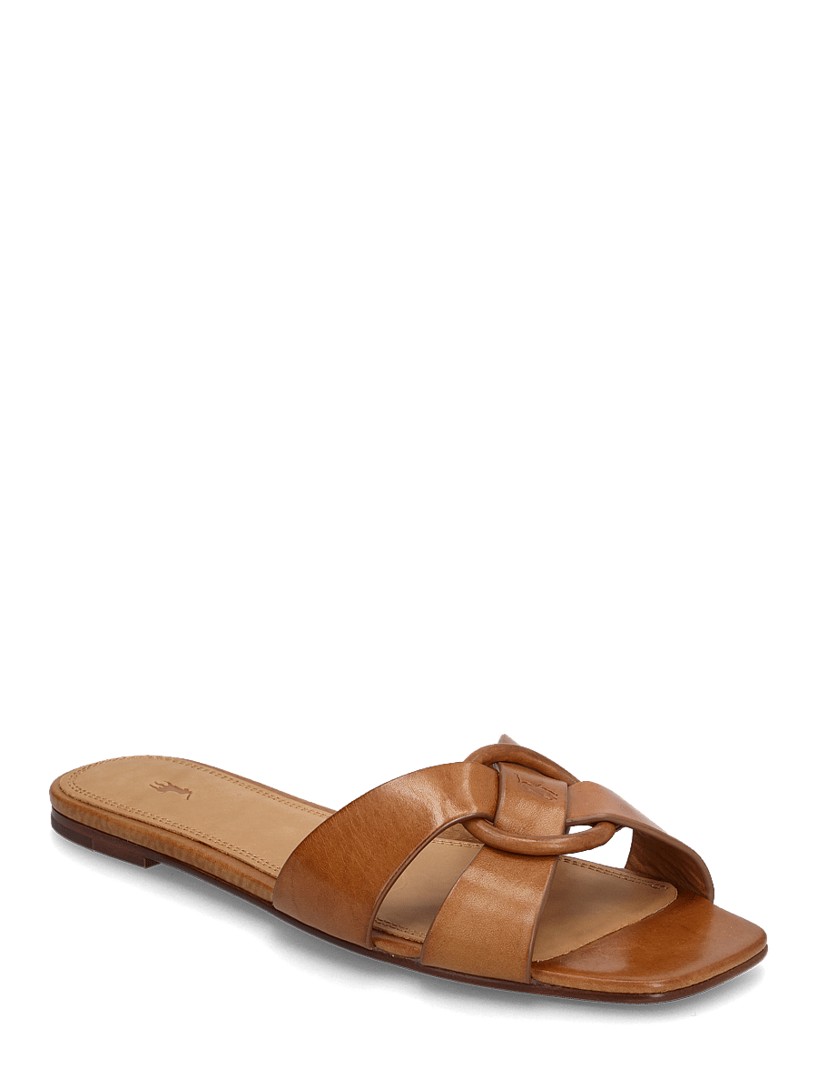 Polo Ralph Lauren - Leather O-Ring Sandal - madalad sandaalid - cuoio - 0