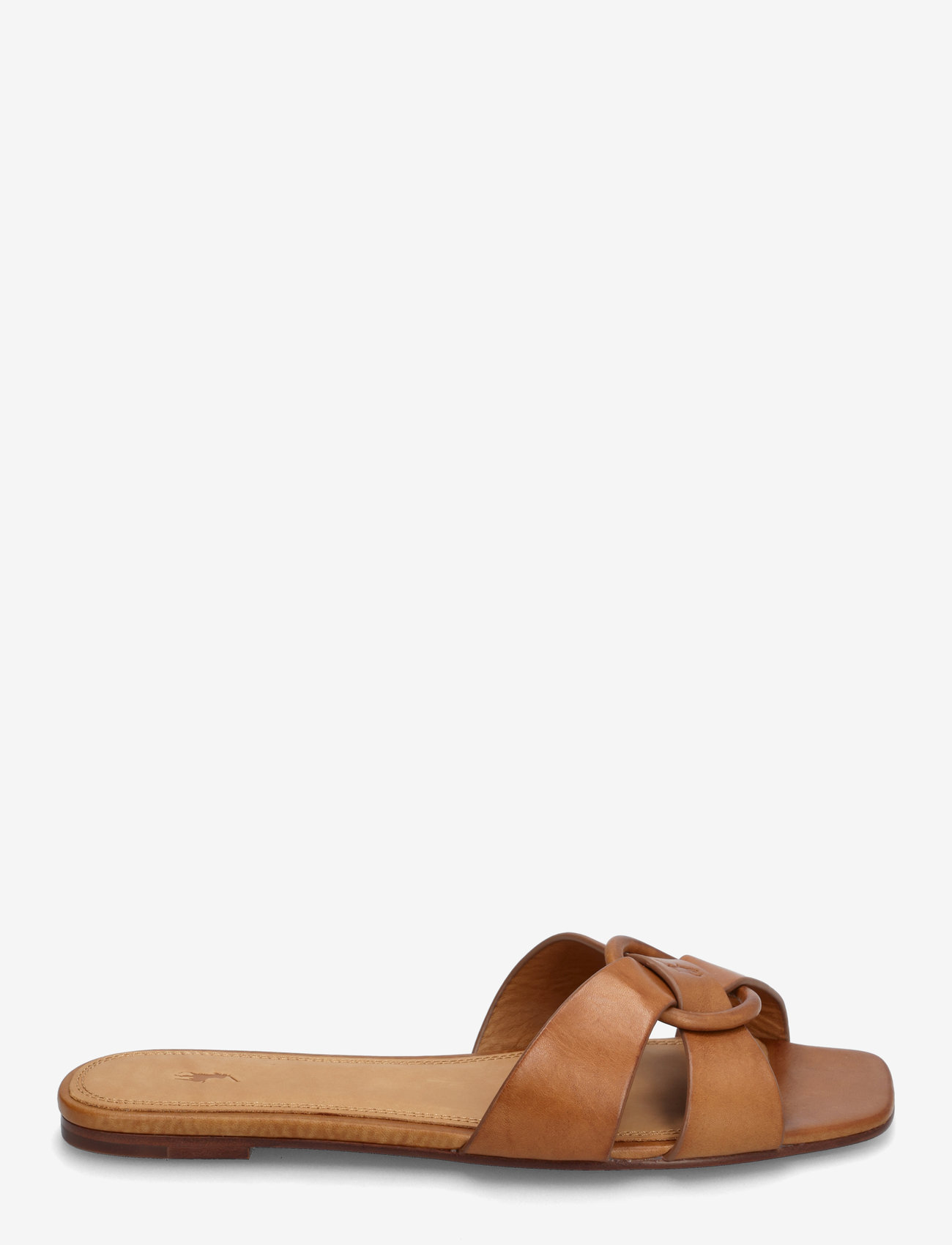 Polo Ralph Lauren - Leather O-Ring Sandal - kontsata sandaalid - cuoio - 1