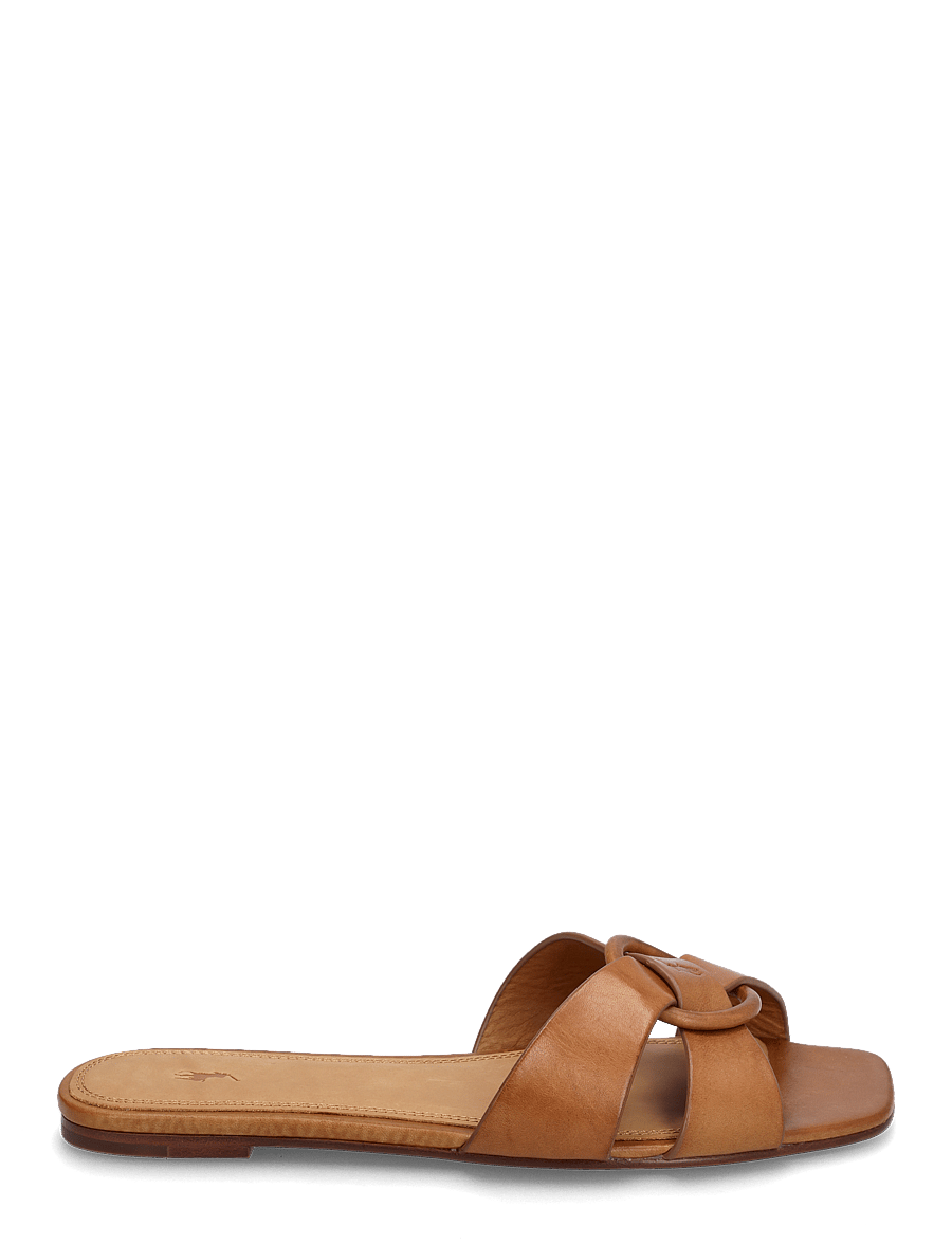 Polo Ralph Lauren - Leather O-Ring Sandal - madalad sandaalid - cuoio - 1