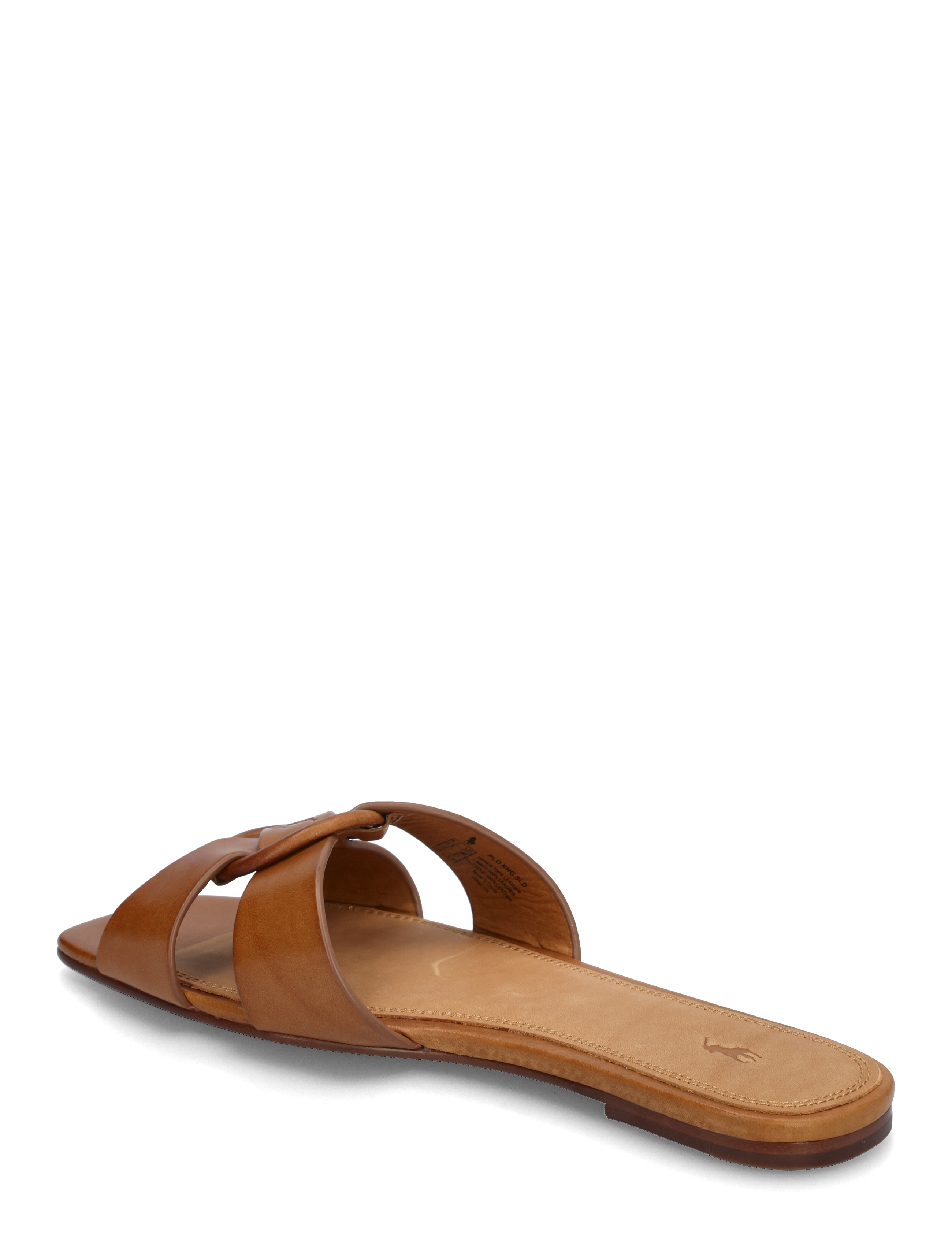 Polo Ralph Lauren - Leather O-Ring Sandal - płaskie sandały - cuoio - 2
