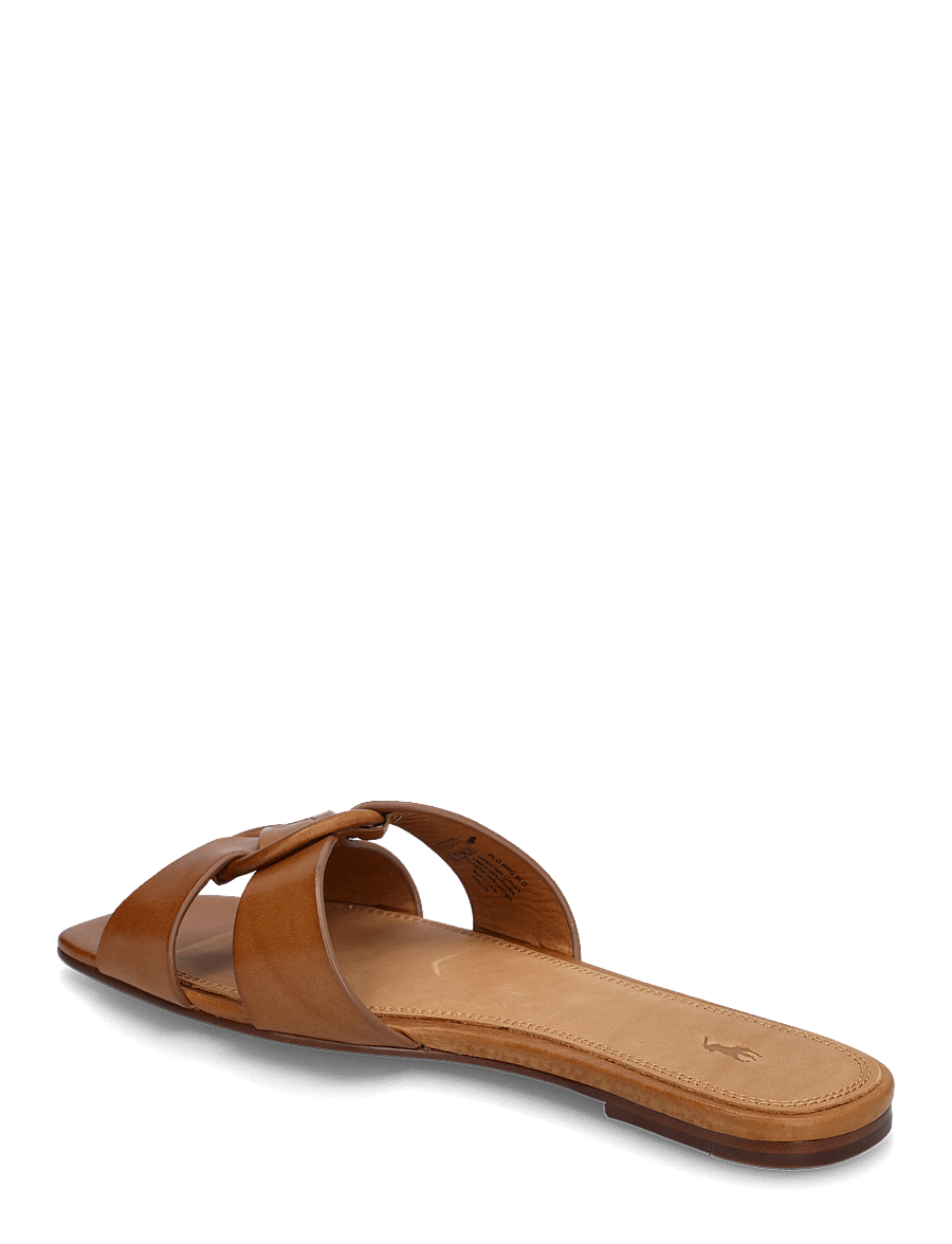 Polo Ralph Lauren - Leather O-Ring Sandal - madalad sandaalid - cuoio - 2