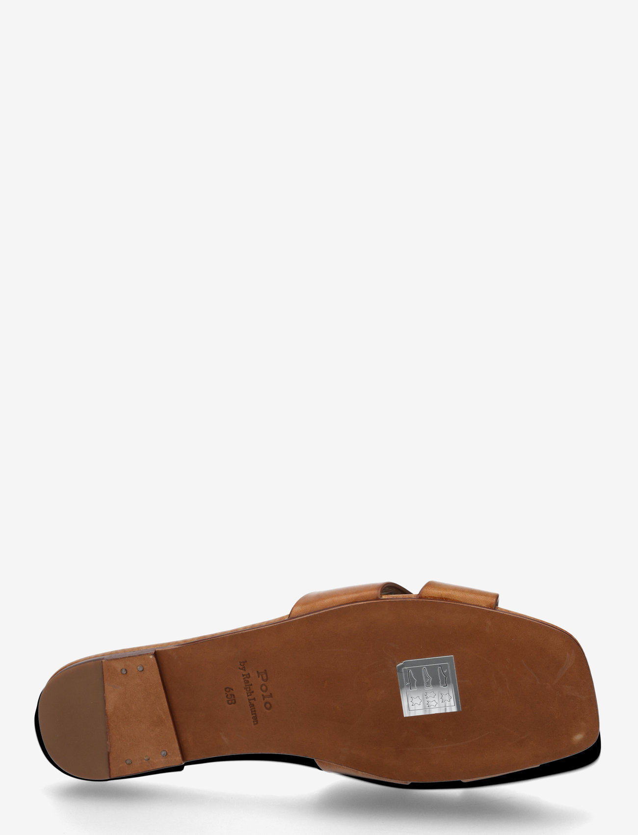 Polo Ralph Lauren - Leather O-Ring Sandal - kontsata sandaalid - cuoio - 3