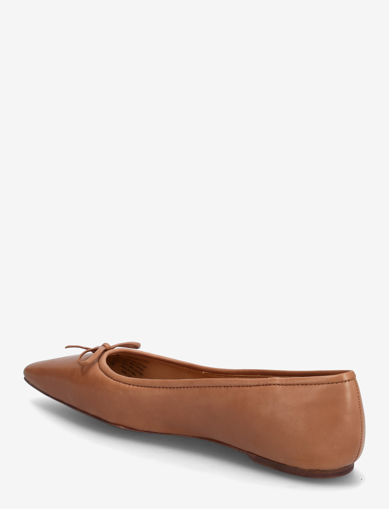Polo Ralph Lauren - Pointed Leather Ballet Flat - særlige begivenheder - almond - 2