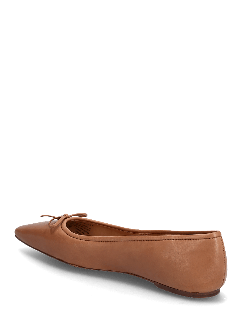 Polo Ralph Lauren - Pointed Leather Ballet Flat - særlige begivenheder - almond - 2