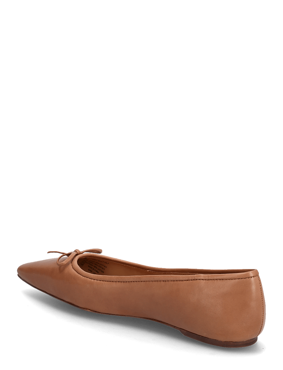 Polo Ralph Lauren - Pointed Leather Ballet Flat - speciella tillfällen - almond - 2
