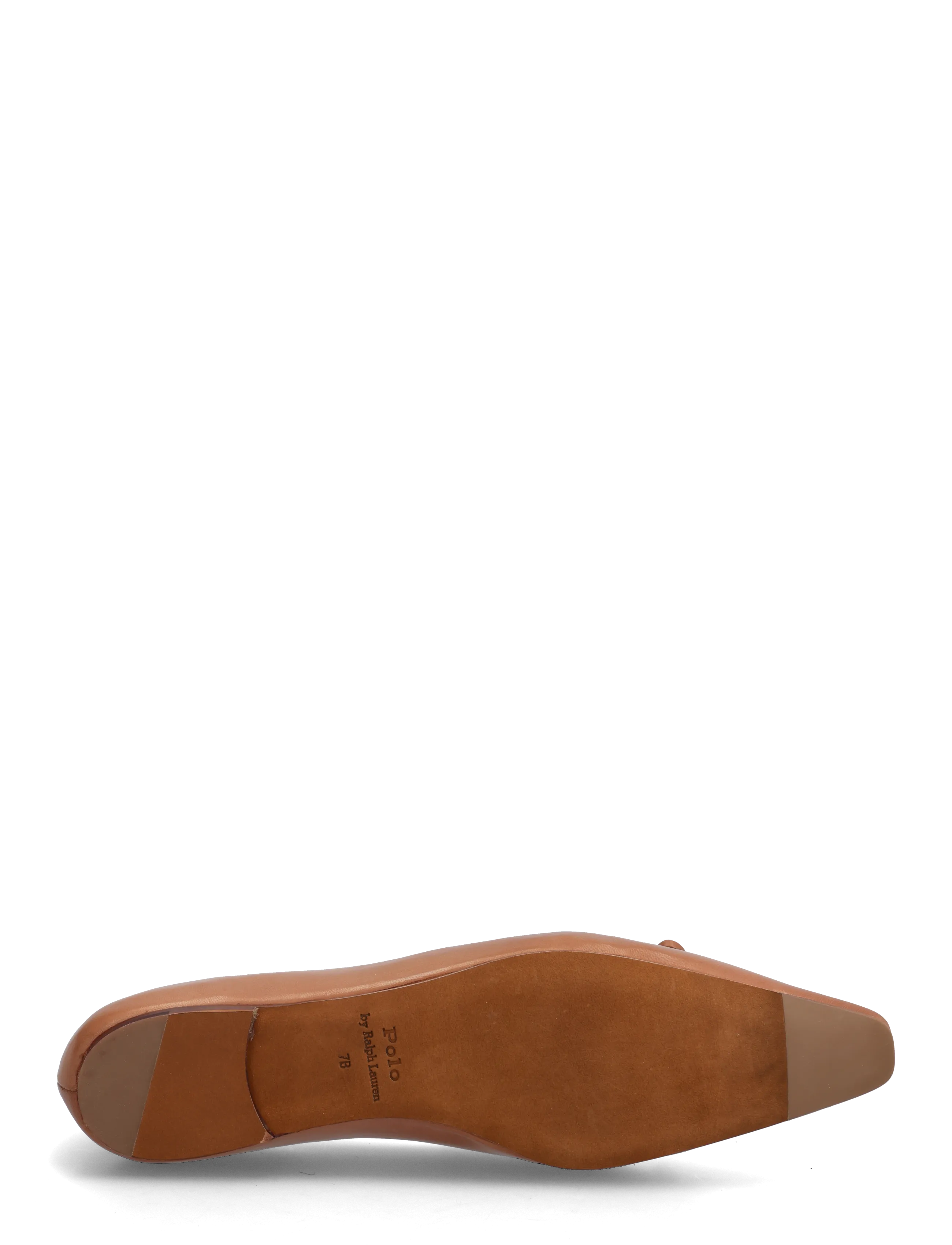Polo Ralph Lauren - Pointed Leather Ballet Flat - special occasions - almond - 4