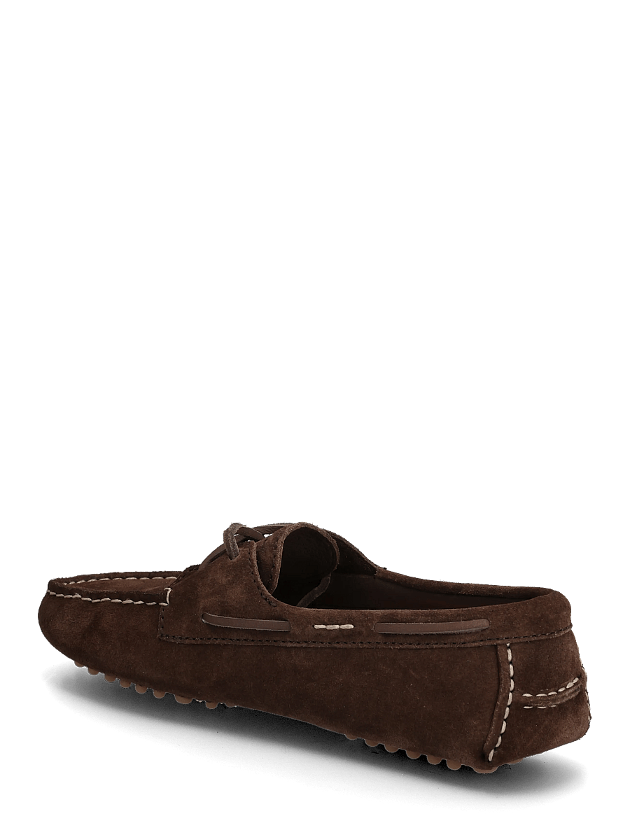 Polo Ralph Lauren - SUEDE-CMP DRVR-FL-DRV - boat shoes - chocolate - 2