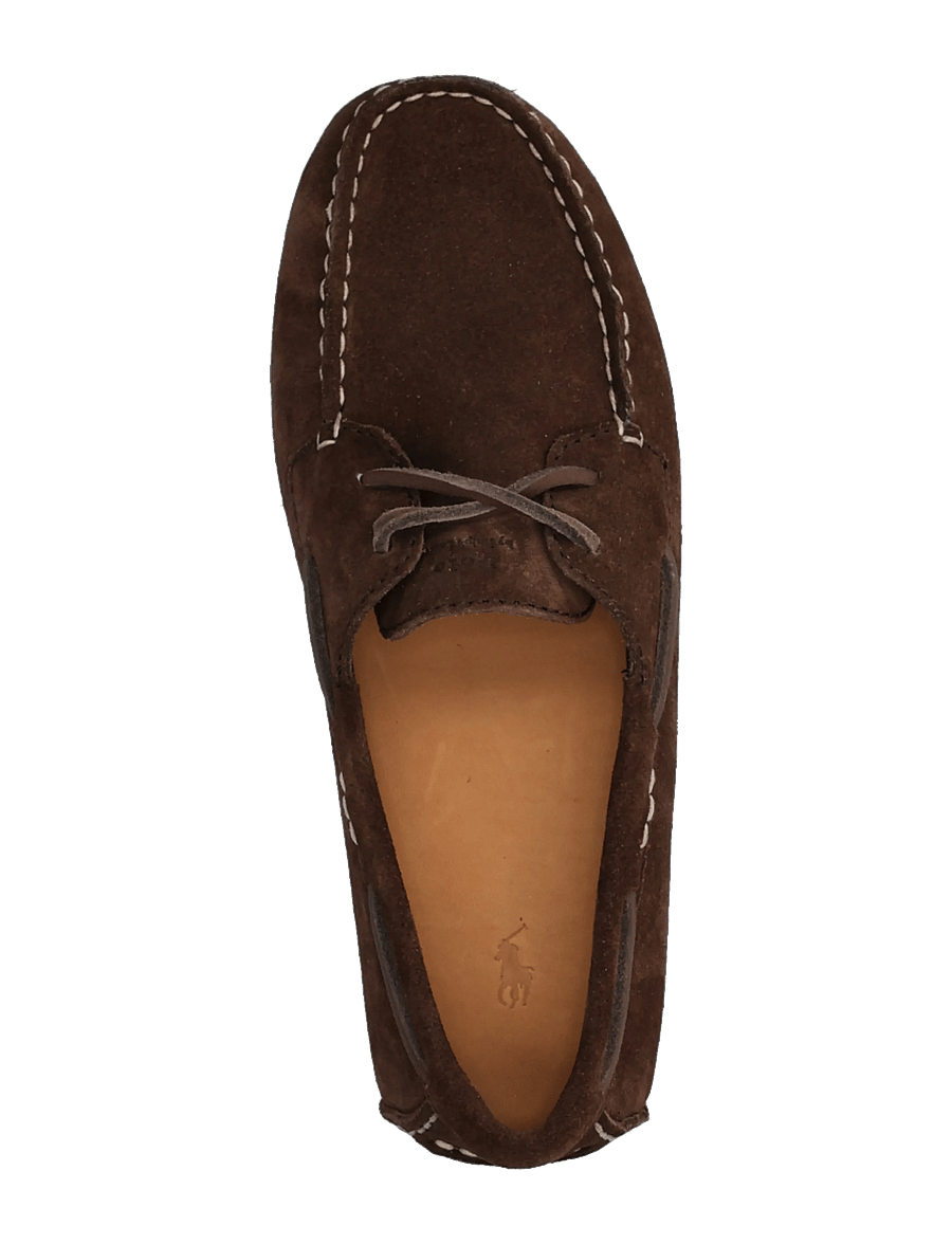 Polo Ralph Lauren - SUEDE-CMP DRVR-FL-DRV - boat shoes - chocolate - 3