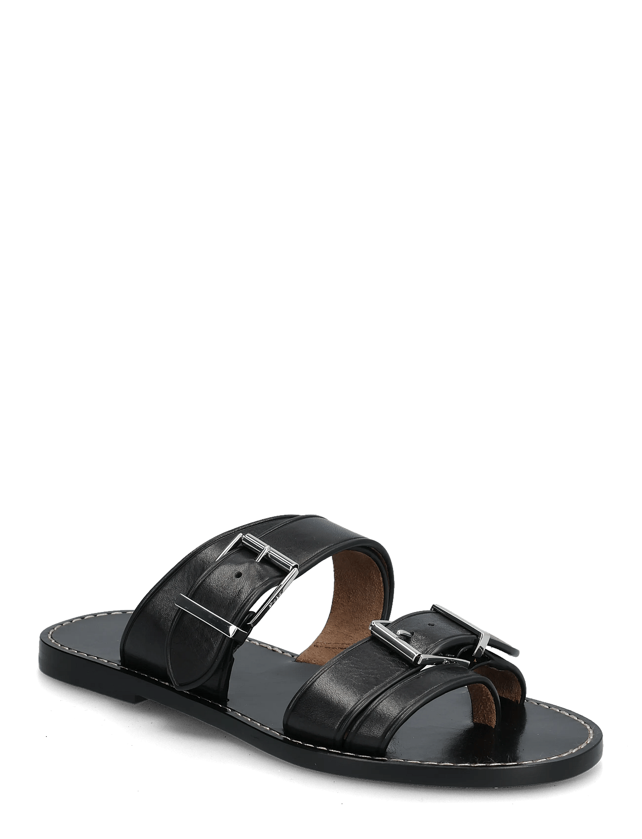 Polo Ralph Lauren | Buckle-Detail Leather Slide Sandal | 42
