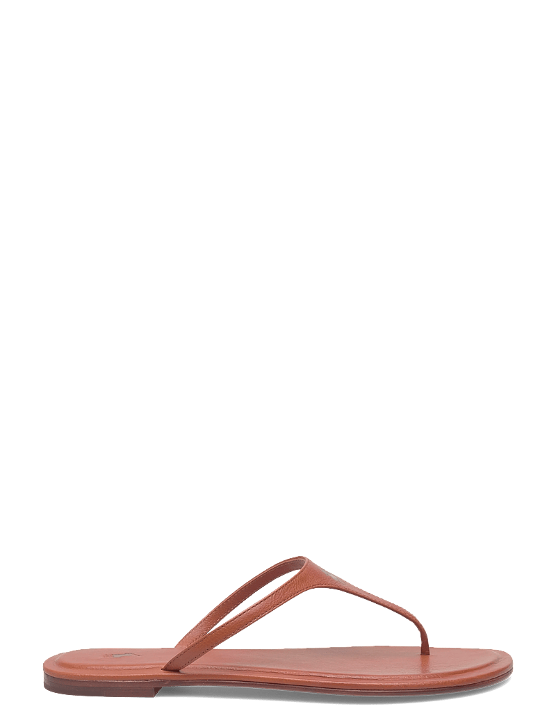 Polo Ralph Lauren - Polo Play Calfskin Thong Sandal - klip-klapper - cuoio - 1