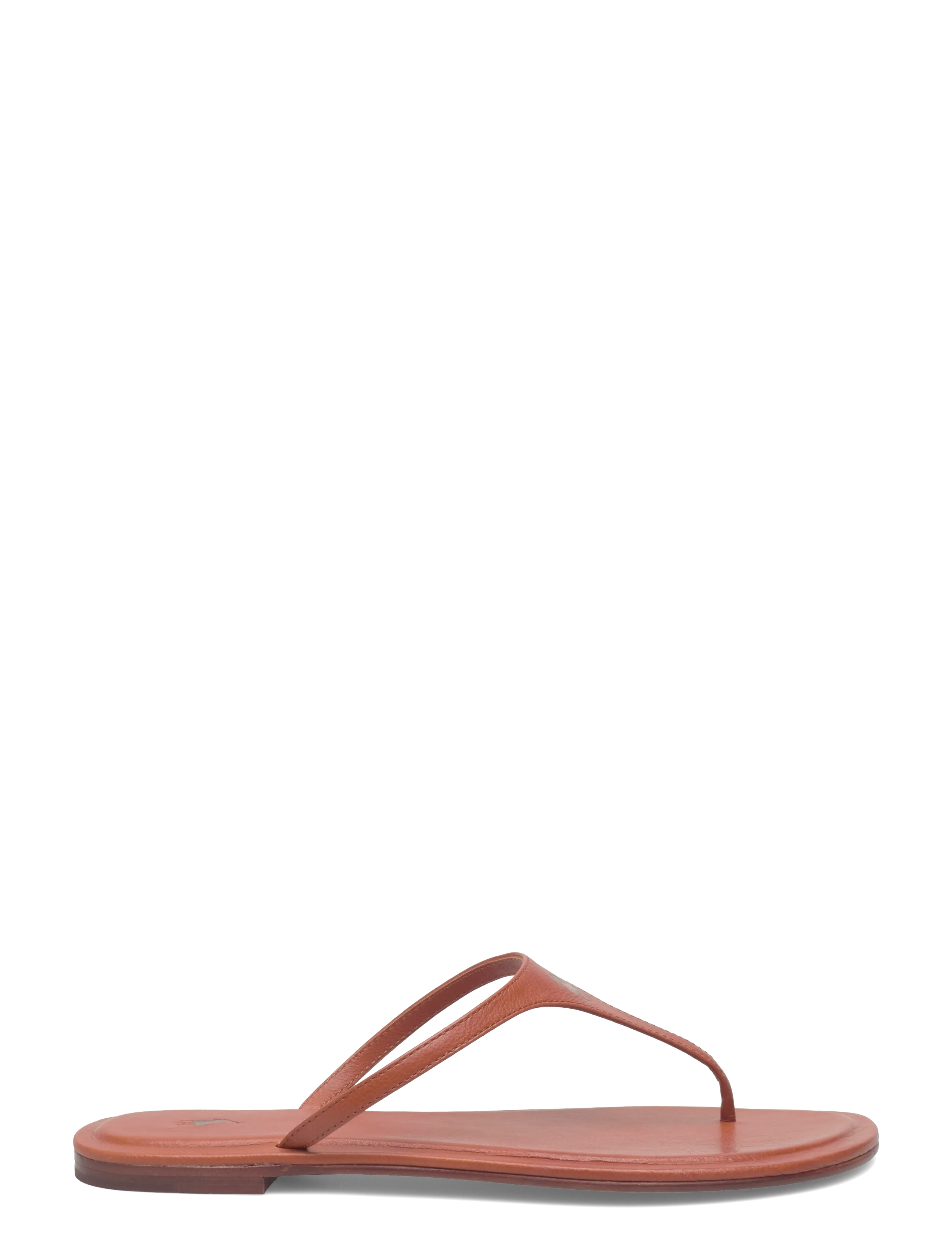 Polo Ralph Lauren - Polo Play Calfskin Thong Sandal - sandales plates - cuoio - 1