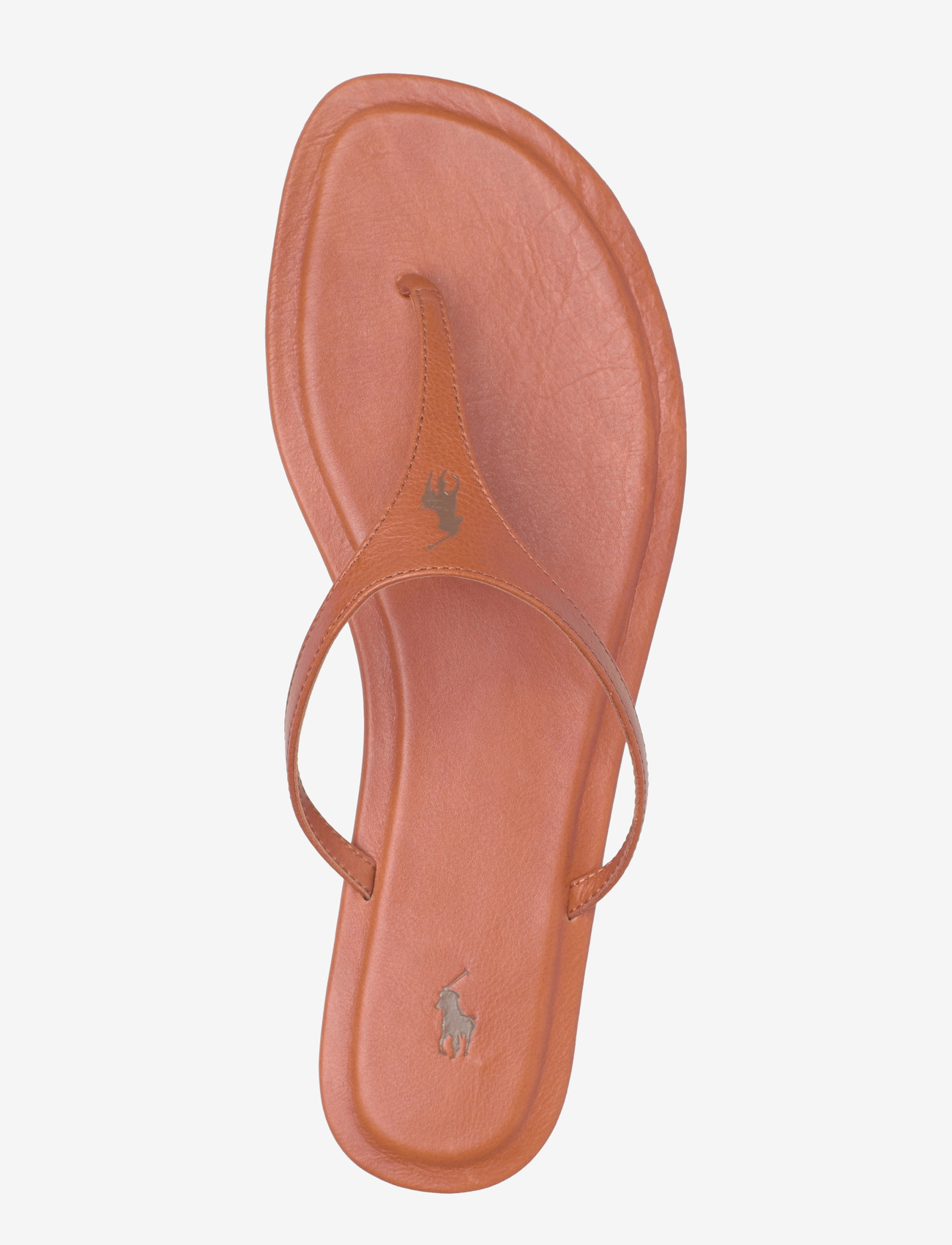 Polo Ralph Lauren - Polo Play Calfskin Thong Sandal - klip-klapper - cuoio - 3