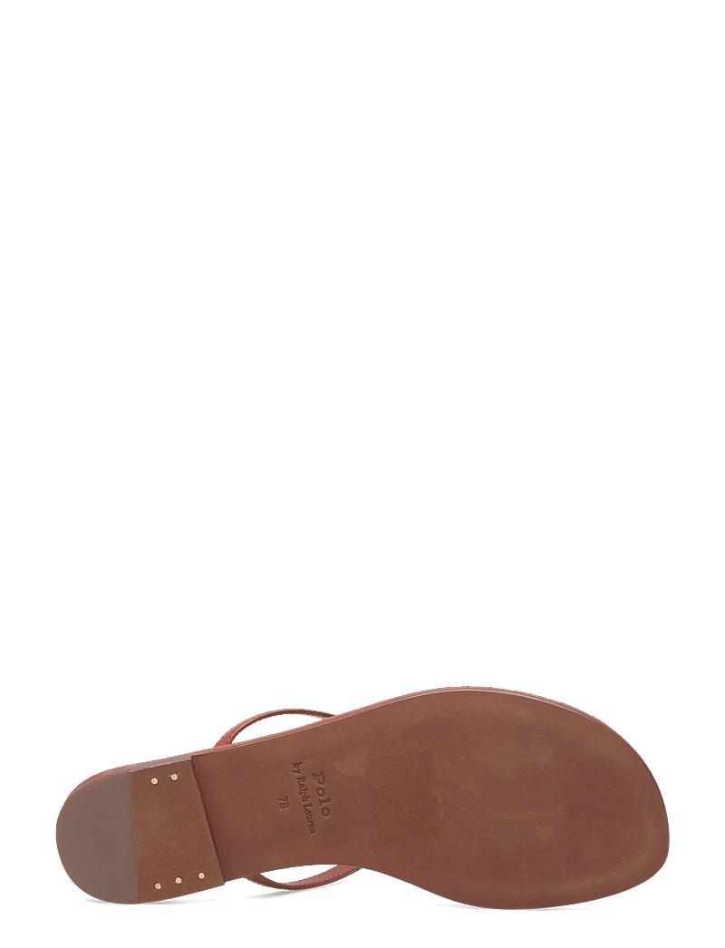 Polo Ralph Lauren - Polo Play Calfskin Thong Sandal - klip-klapper - cuoio - 4