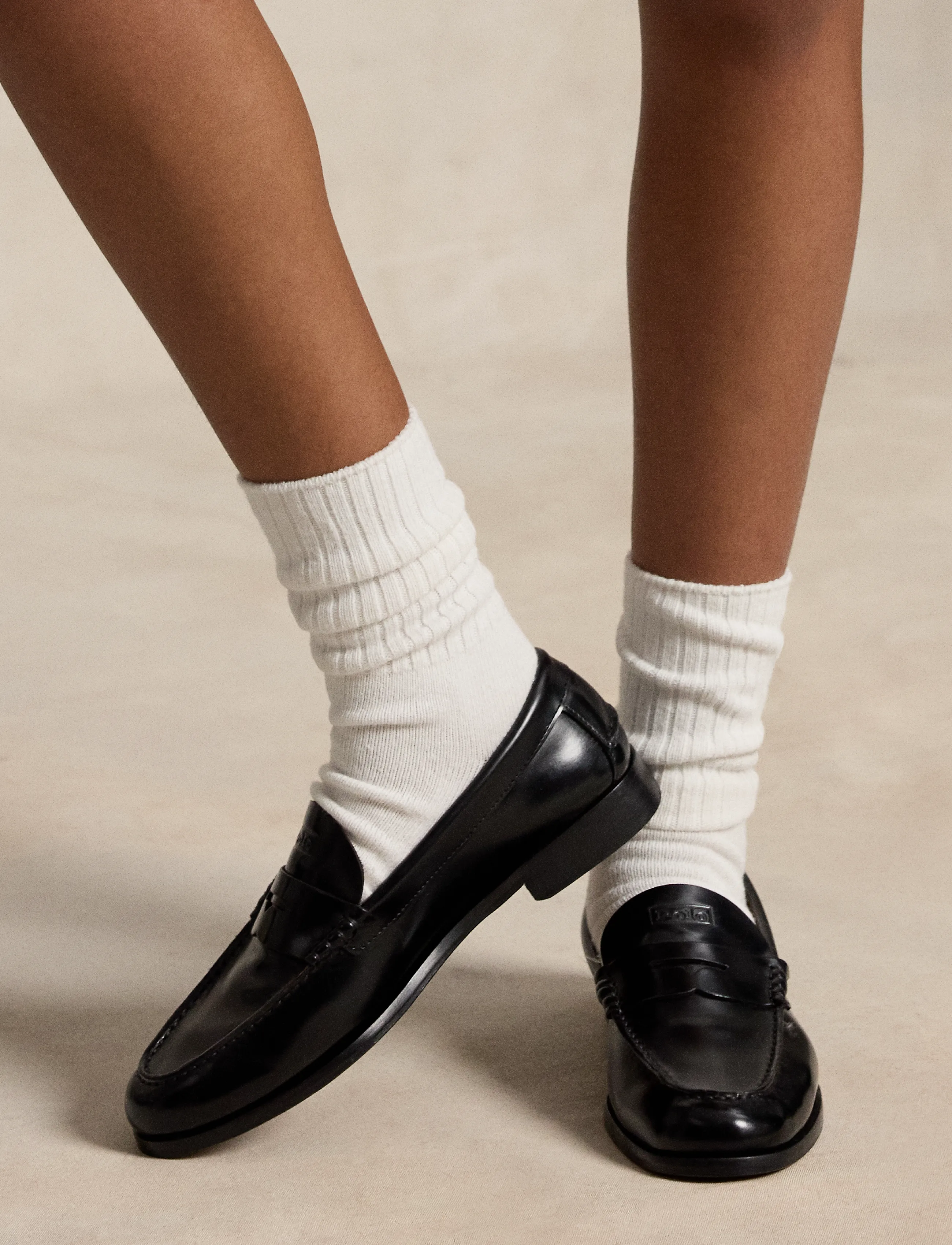 Polo Ralph Lauren - Calfskin Leather Loafer - black - 4