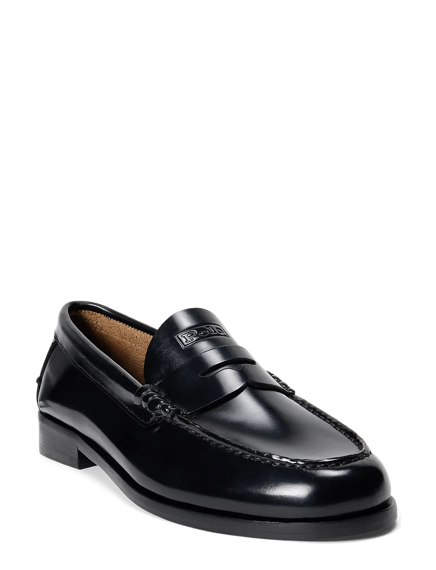 Polo Ralph Lauren - Calfskin Leather Loafer - black - 3
