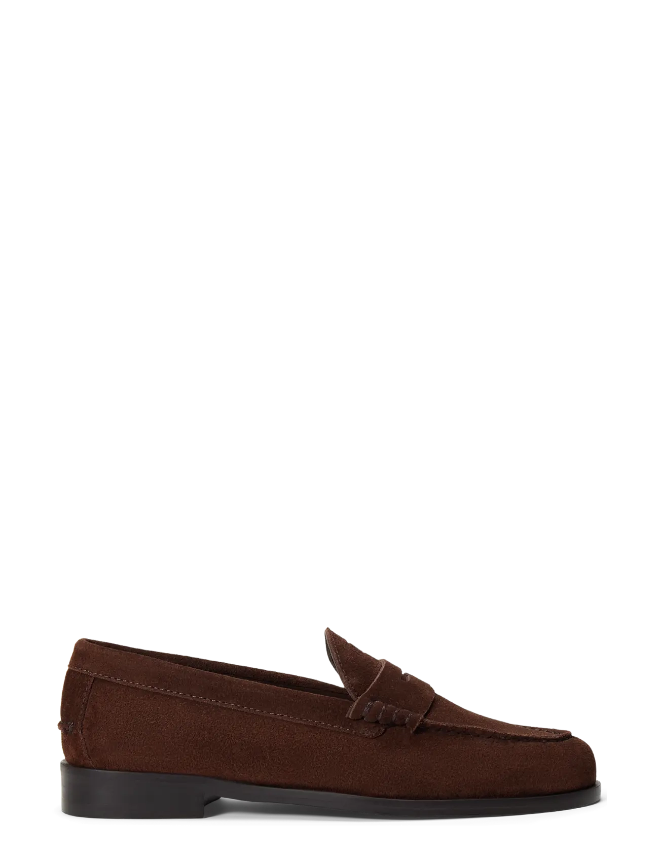 Polo Ralph Lauren - Calfskin Suede Loafer - chocolate - 1