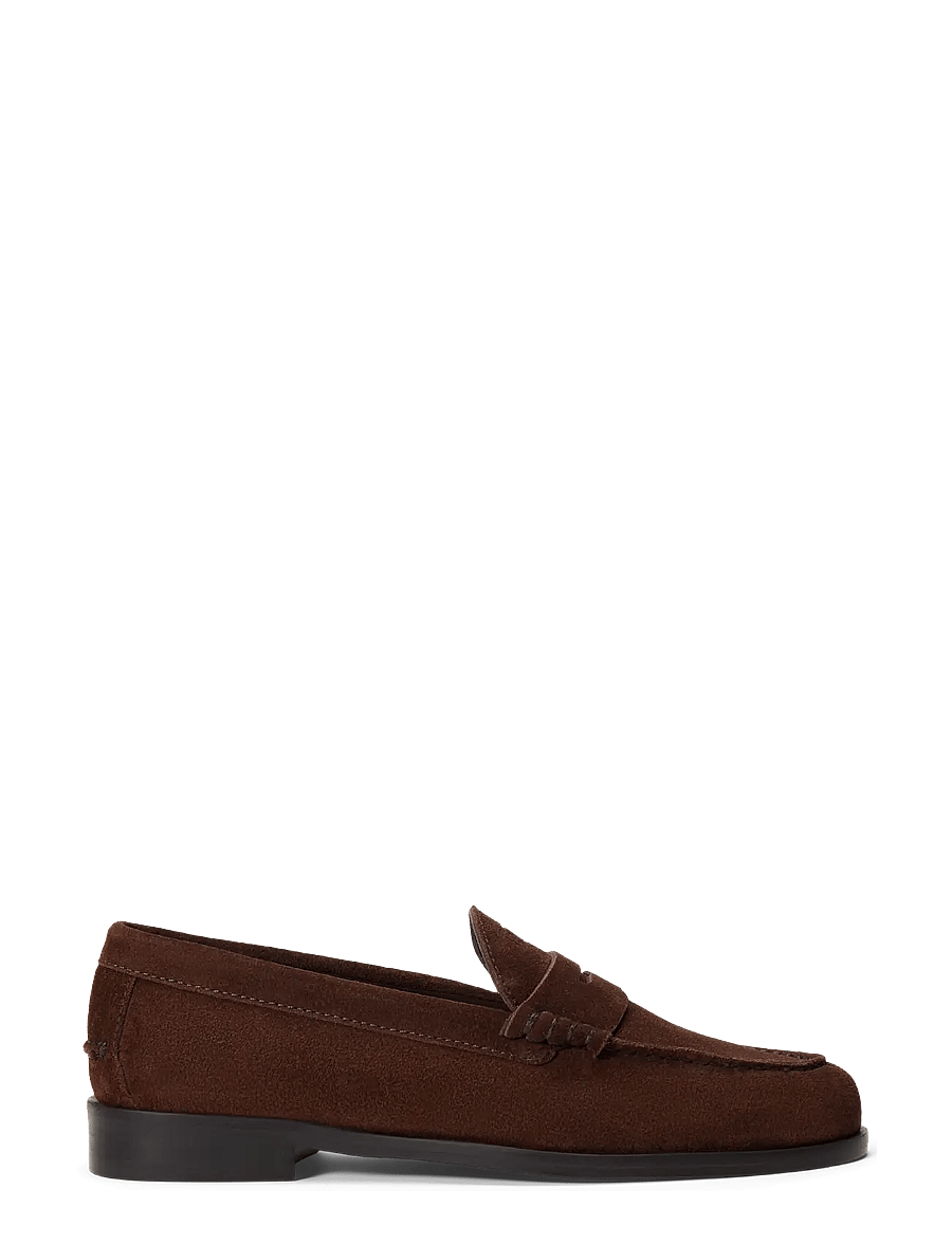 Polo Ralph Lauren - Calfskin Suede Loafer - chocolate - 1