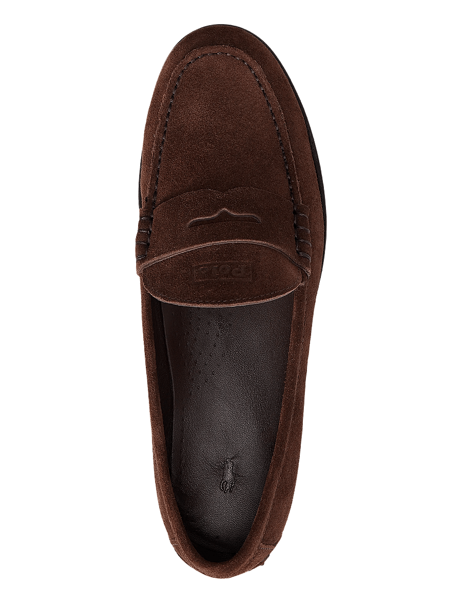 Polo Ralph Lauren - Calfskin Suede Loafer - modetrends - chocolate - 2