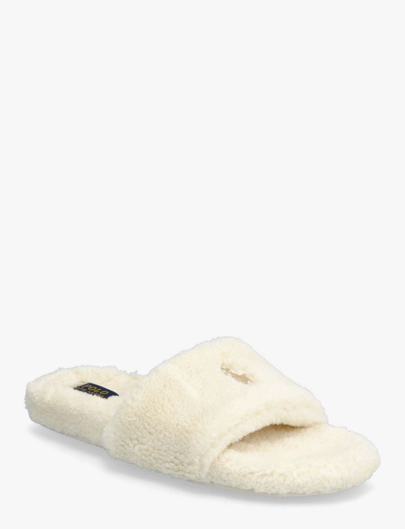 Ladies Slippers Polo Ralph Lauren Faux Shearling Slippers New Polo