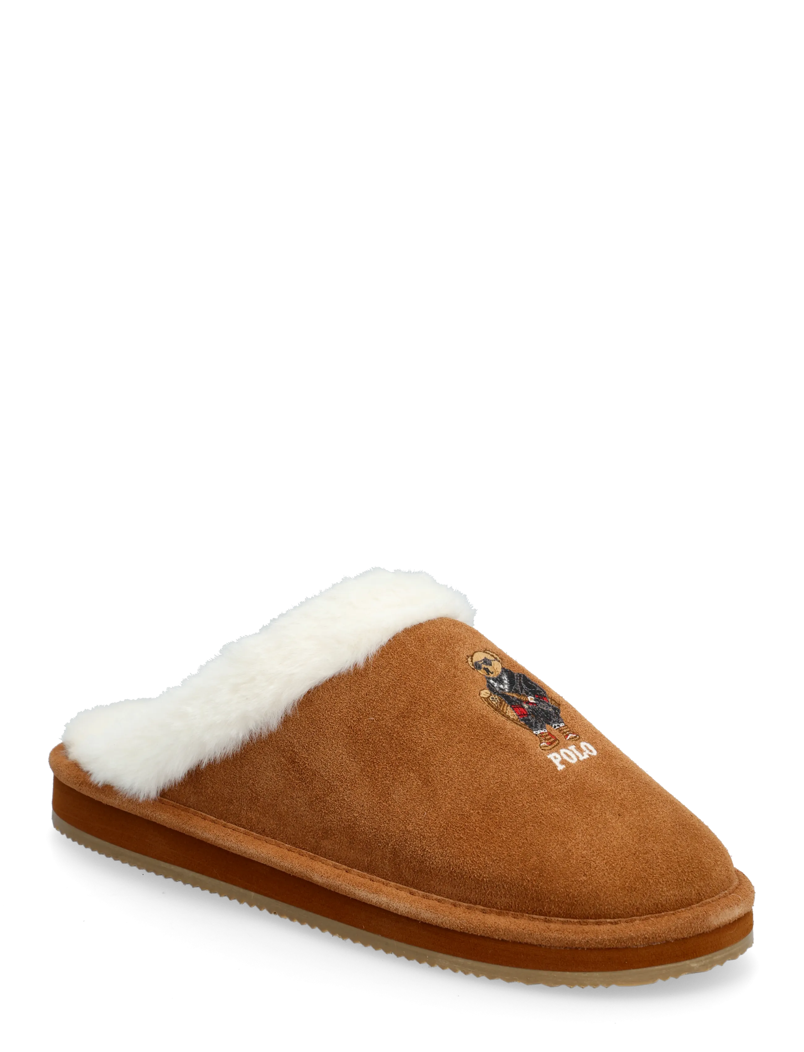 Polo Bear Suede & Faux-Fur Slipper - SNFF SUEDE/ HOLID