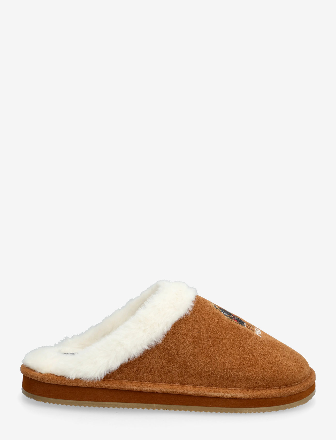 Polo Ralph Lauren - Polo Bear Suede & Faux-Fur Slipper - inneskor - snff suede/ holid - 1