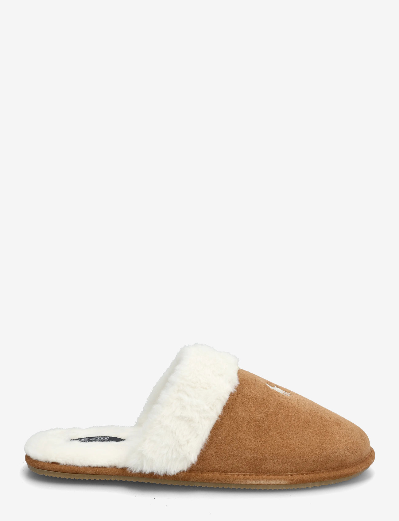 Polo Ralph Lauren - Pony Suede & Faux-Fur Slipper - inneskor - snff suede / crea - 1