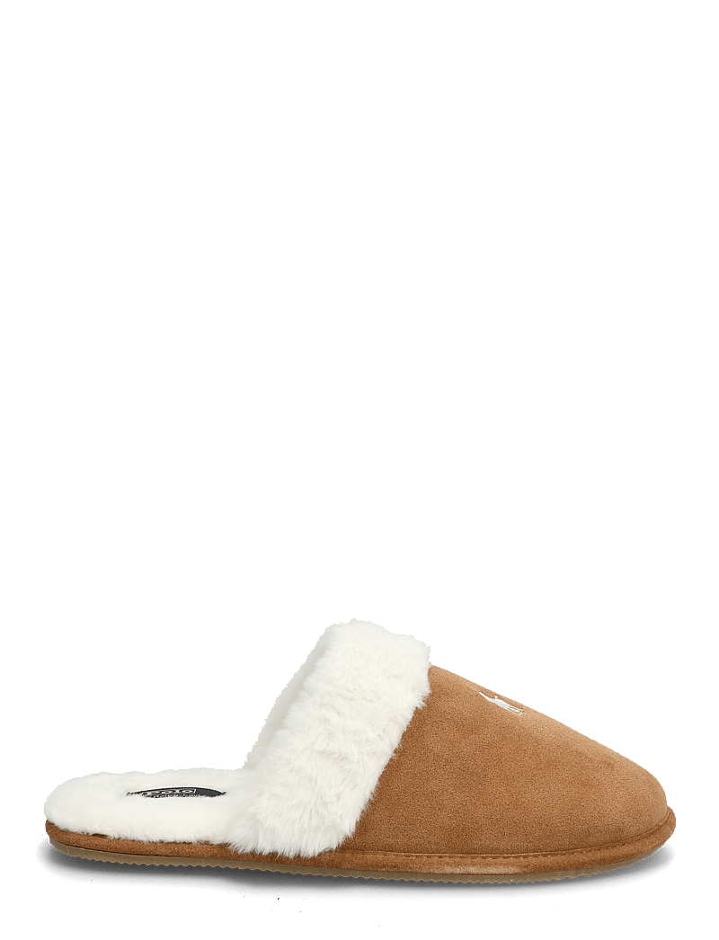 Polo Ralph Lauren - Pony Suede & Faux-Fur Slipper - kingad - snff suede / crea - 1