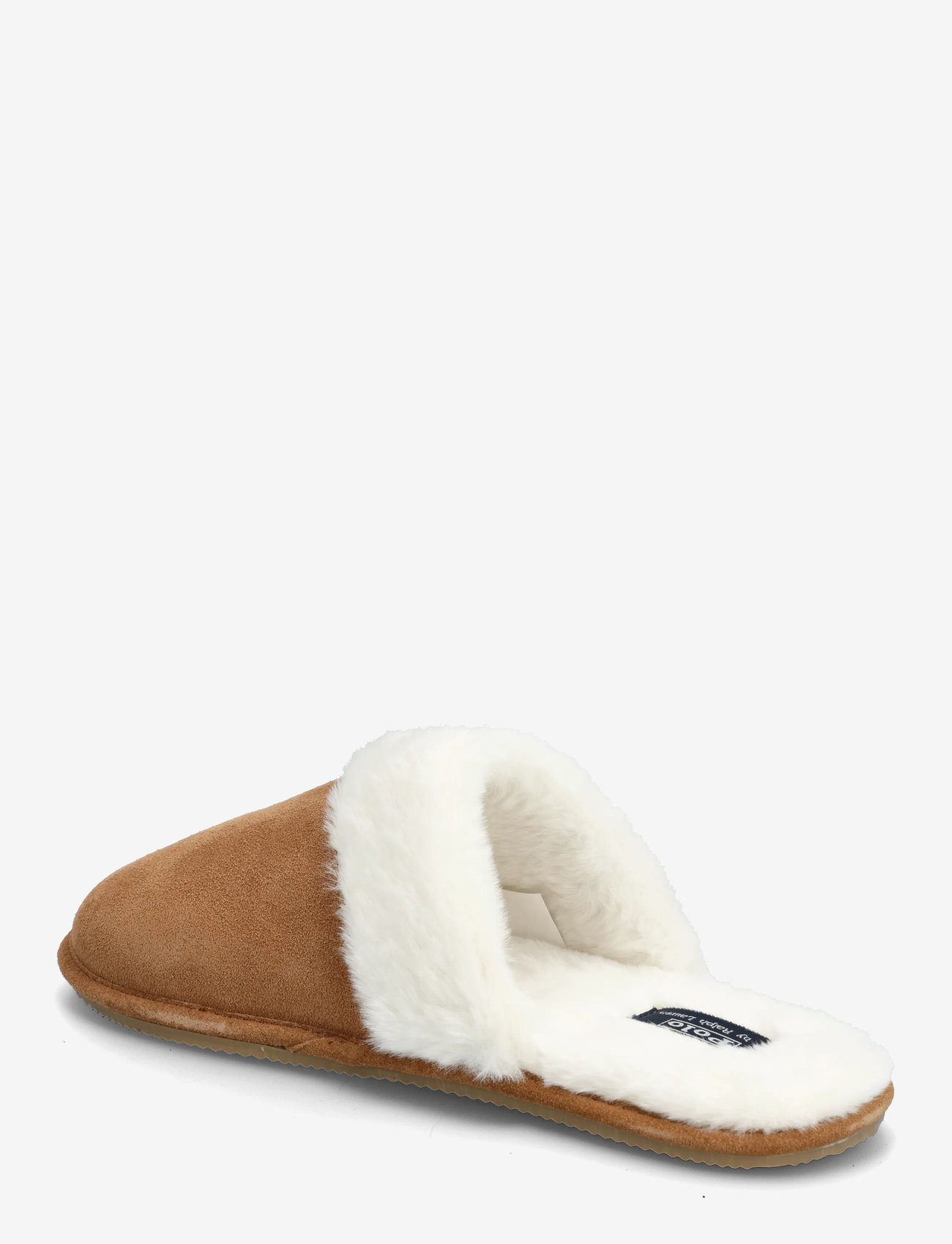 Polo Ralph Lauren - Pony Suede & Faux-Fur Slipper - inneskor - snff suede / crea - 2