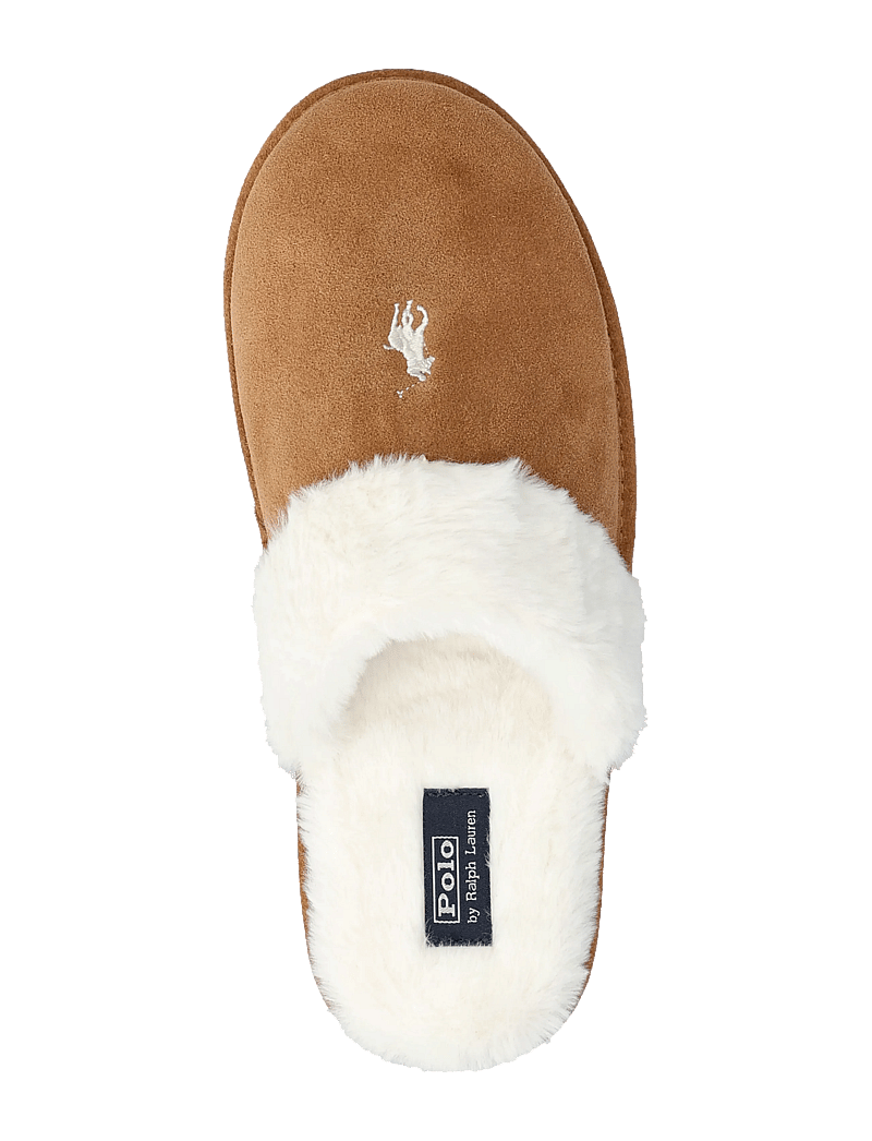 Polo Ralph Lauren - Pony Suede & Faux-Fur Slipper - kingad - snff suede / crea - 3