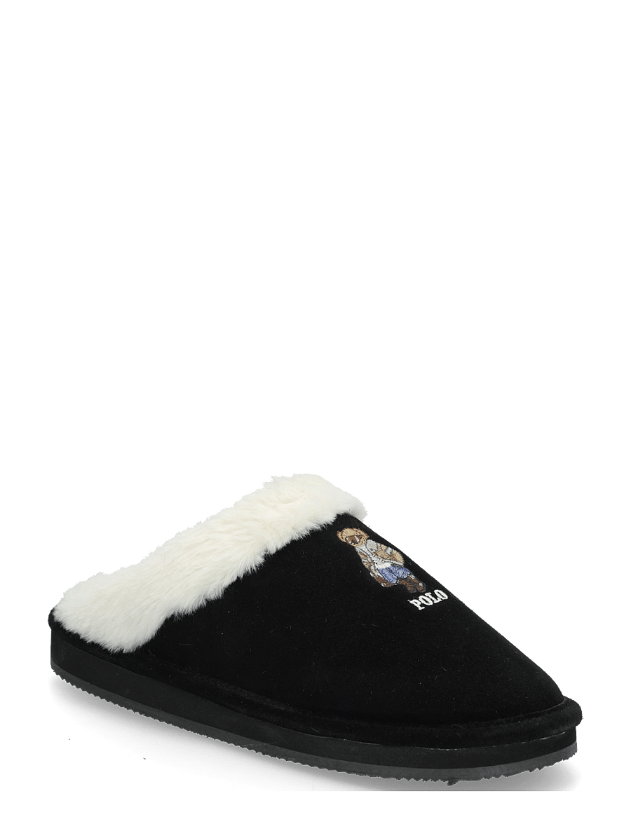 Polo Ralph Lauren - POLYESTER-KAYLEIGH BR-FL-SLP - igapäevane stiil - black suede/cream - 0
