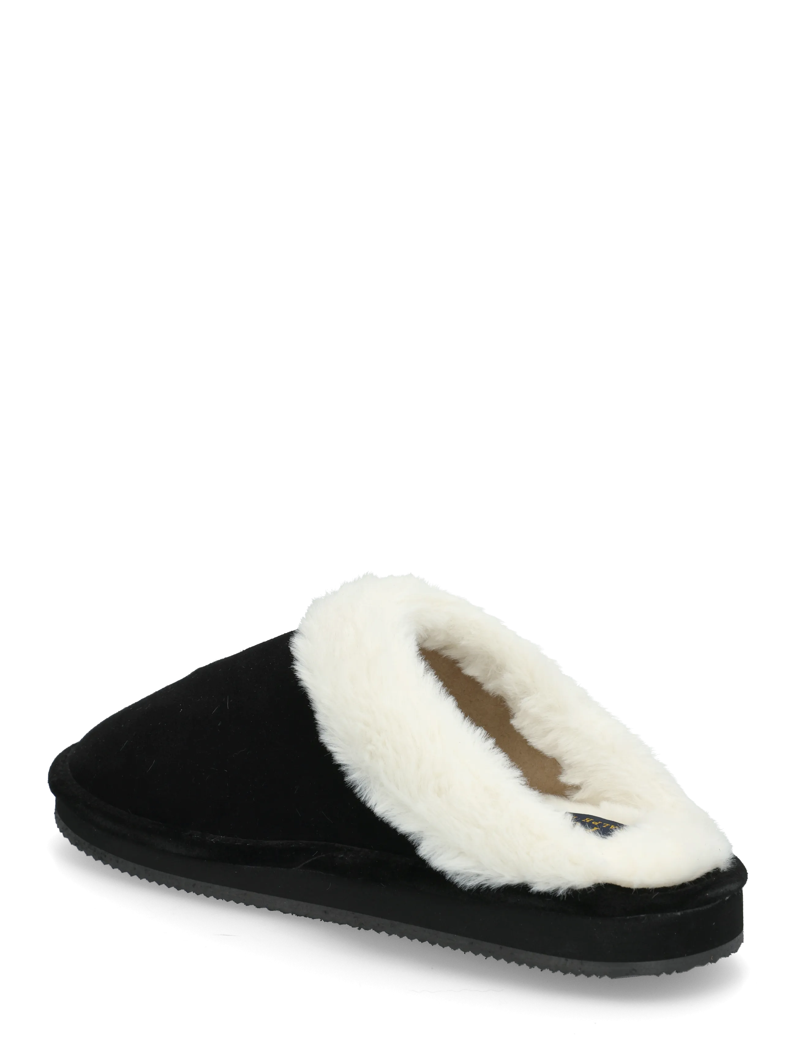 Polo Ralph Lauren - POLYESTER-KAYLEIGH BR-FL-SLP - alltags-style - black suede/cream - 1