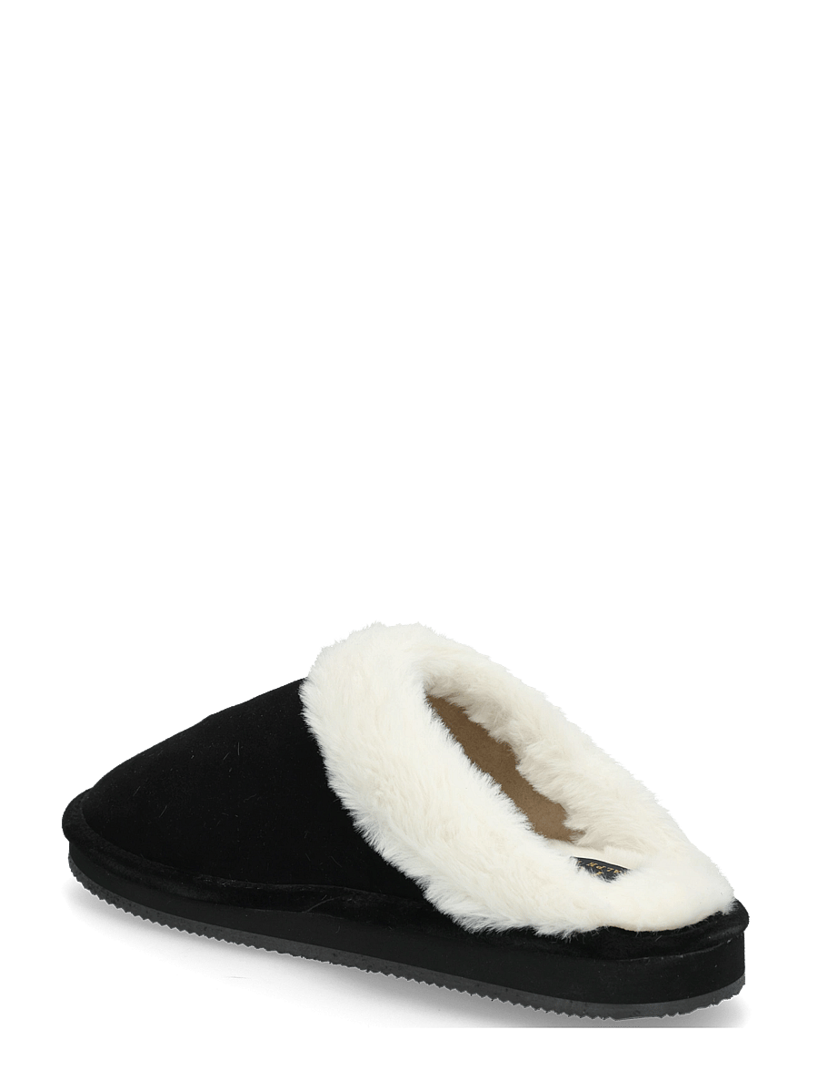 Polo Ralph Lauren - POLYESTER-KAYLEIGH BR-FL-SLP - igapäevane stiil - black suede/cream - 1