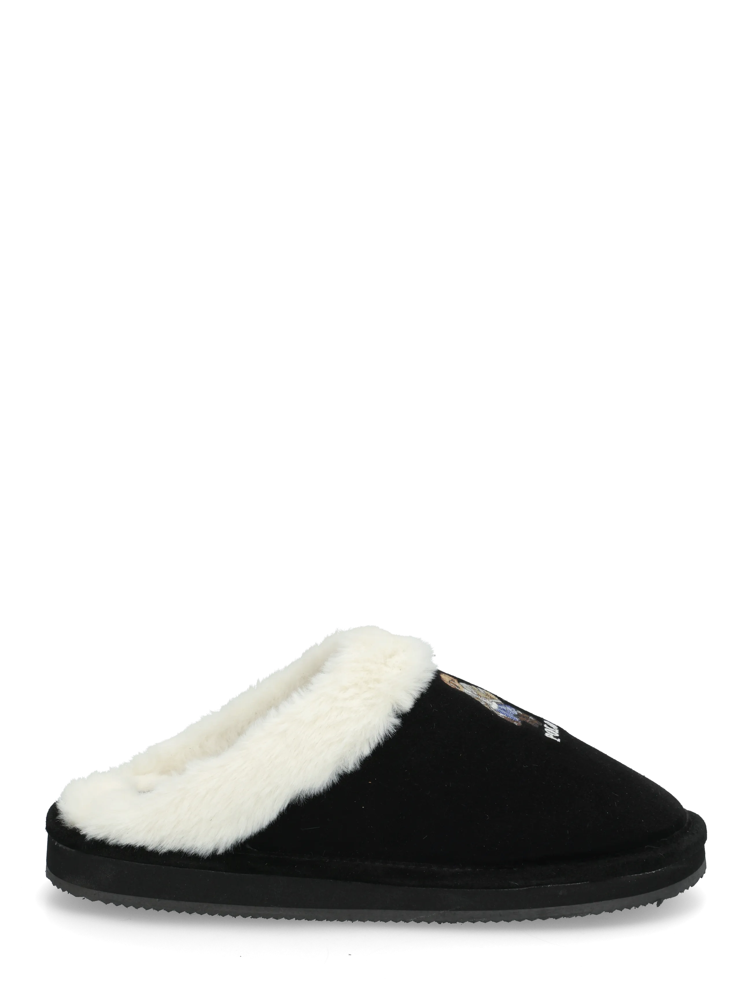 Polo Ralph Lauren - POLYESTER-KAYLEIGH BR-FL-SLP - alltags-style - black suede/cream - 2