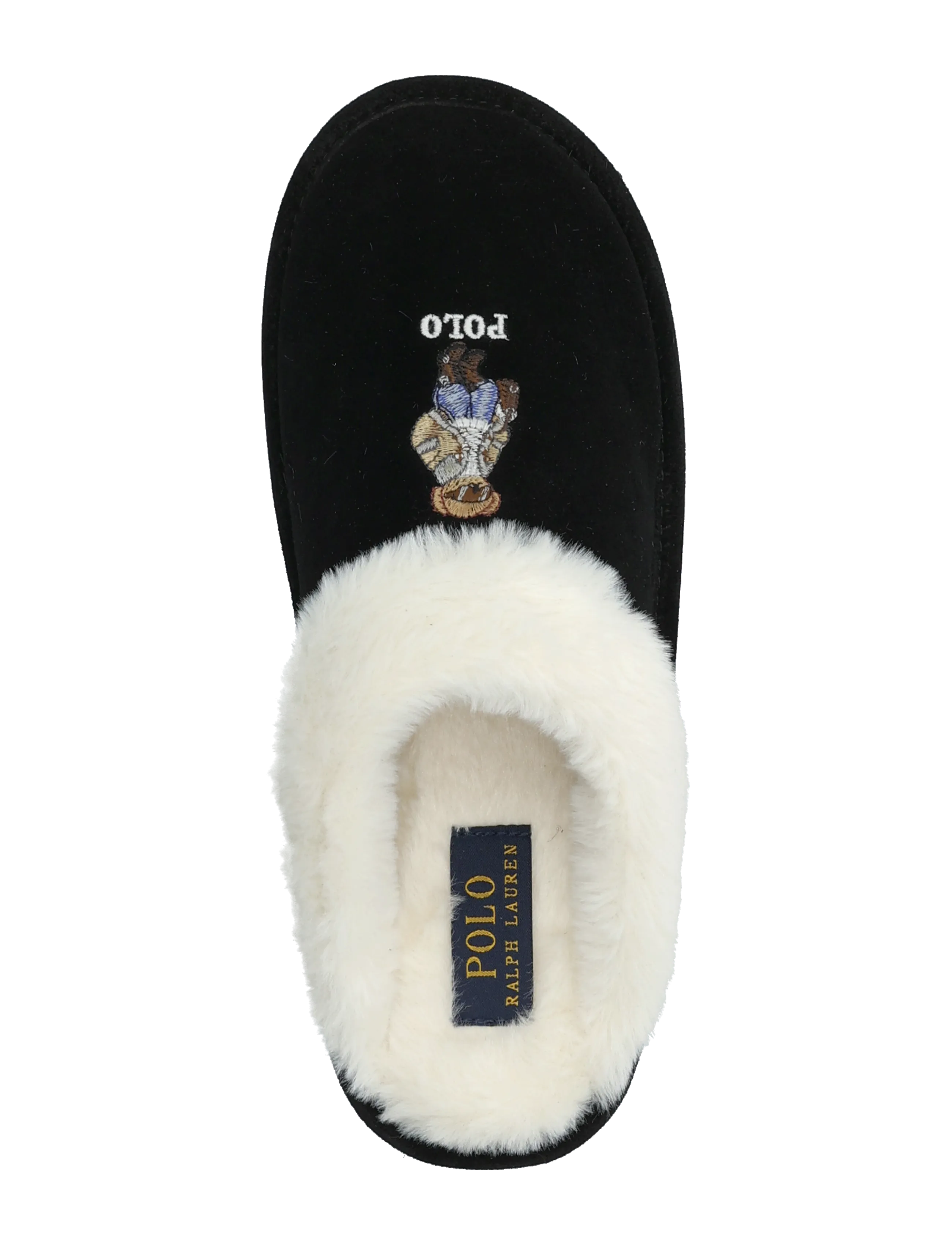 Polo Ralph Lauren - POLYESTER-KAYLEIGH BR-FL-SLP - alltags-style - black suede/cream - 3
