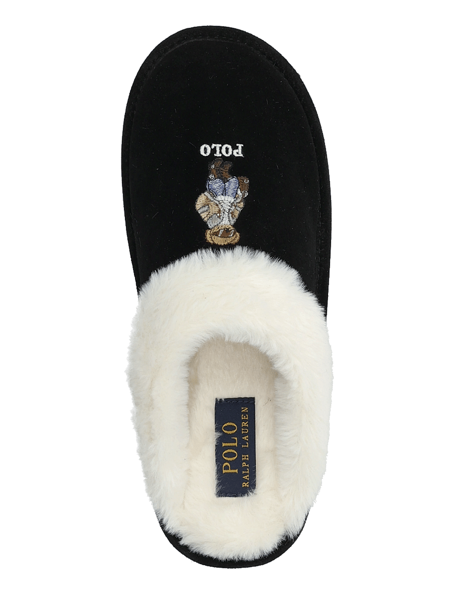 Polo Ralph Lauren - POLYESTER-KAYLEIGH BR-FL-SLP - igapäevane stiil - black suede/cream - 3
