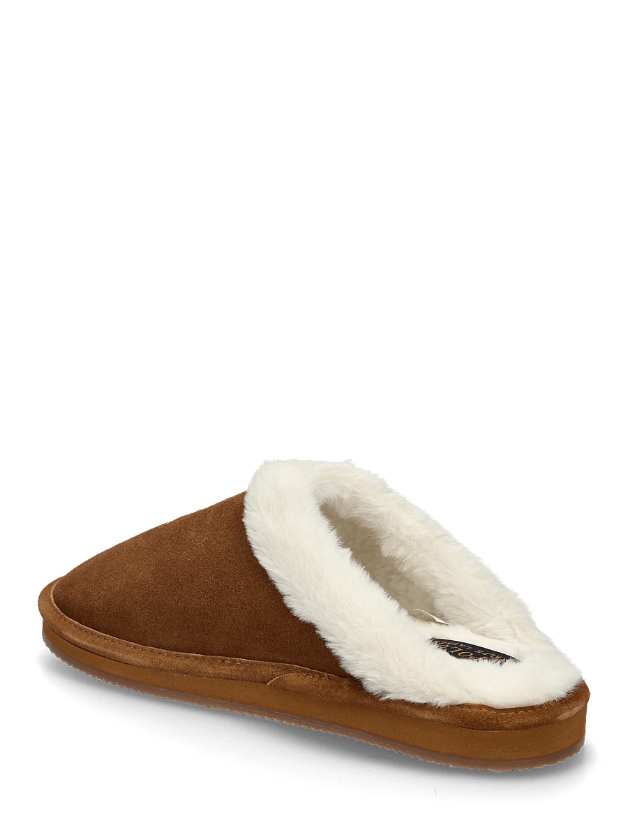 Polo Ralph Lauren - POLYESTER-KAYLEIGH BR-FL-SLP - alltags-style - snf suede/cream f - 1
