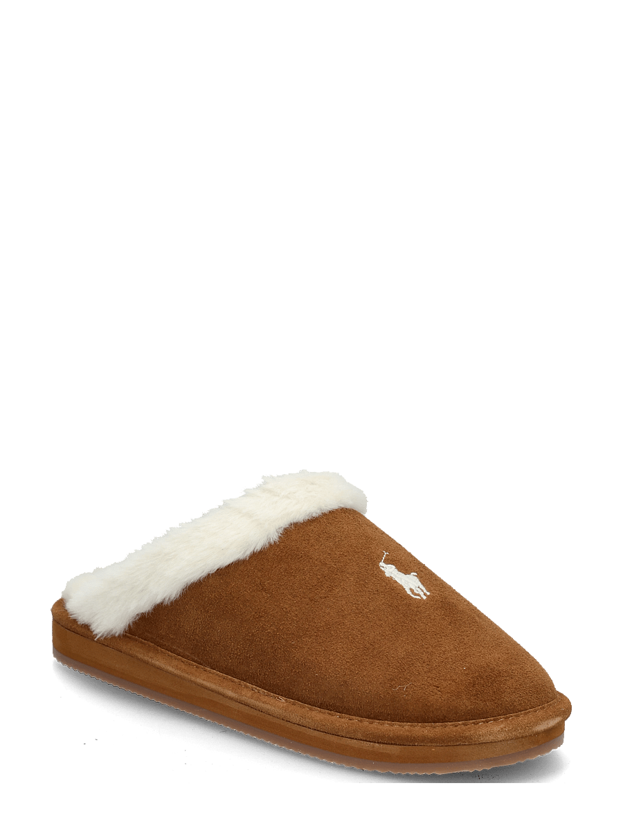 Polo Ralph Lauren - POLYESTER-KAYLEIGH-FL-SLP - hjemmesko - snf suede/cream f - 0