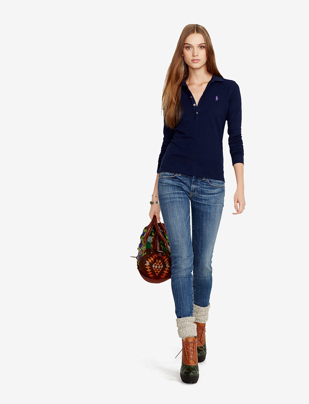 Polo Ralph Lauren - Skinny-Fit Stretch Polo Shirt - kläder - cruise navy - 2