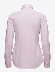 Polo Ralph Lauren - Slim Fit Knit Cotton Oxford Shirt - långärmade skjortor - carmel pink - 1