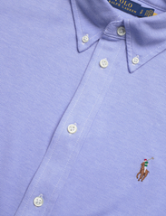 Polo Ralph Lauren - Slim Fit Knit Cotton Oxford Shirt - langärmlige hemden - harbor island blue - 5