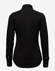 Polo Ralph Lauren - Slim Fit Knit Cotton Oxford Shirt - långärmade skjortor - polo black - 2