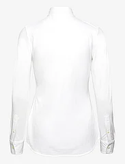 Polo Ralph Lauren - Slim Fit Knit Cotton Oxford Shirt - langärmlige hemden - white - 2