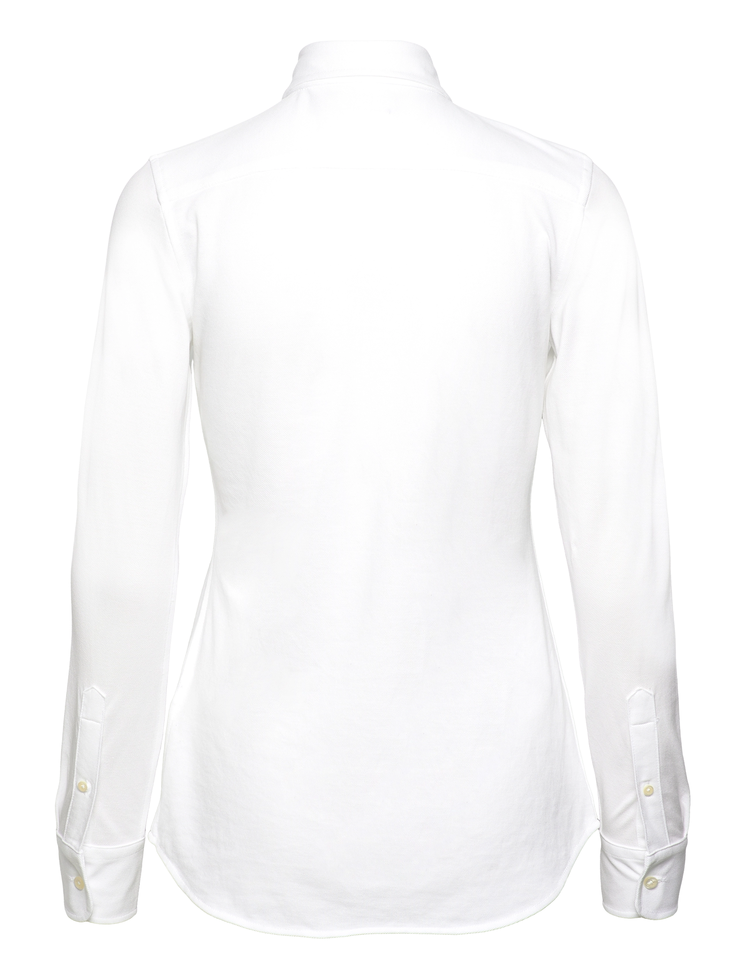 Polo Ralph Lauren - Slim Fit Knit Cotton Oxford Shirt - chemises en jeans - white - 1