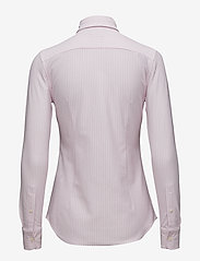 Polo Ralph Lauren - Striped Knit Oxford Shirt - pitkähihaiset kauluspaidat - carmel pink/white - 2