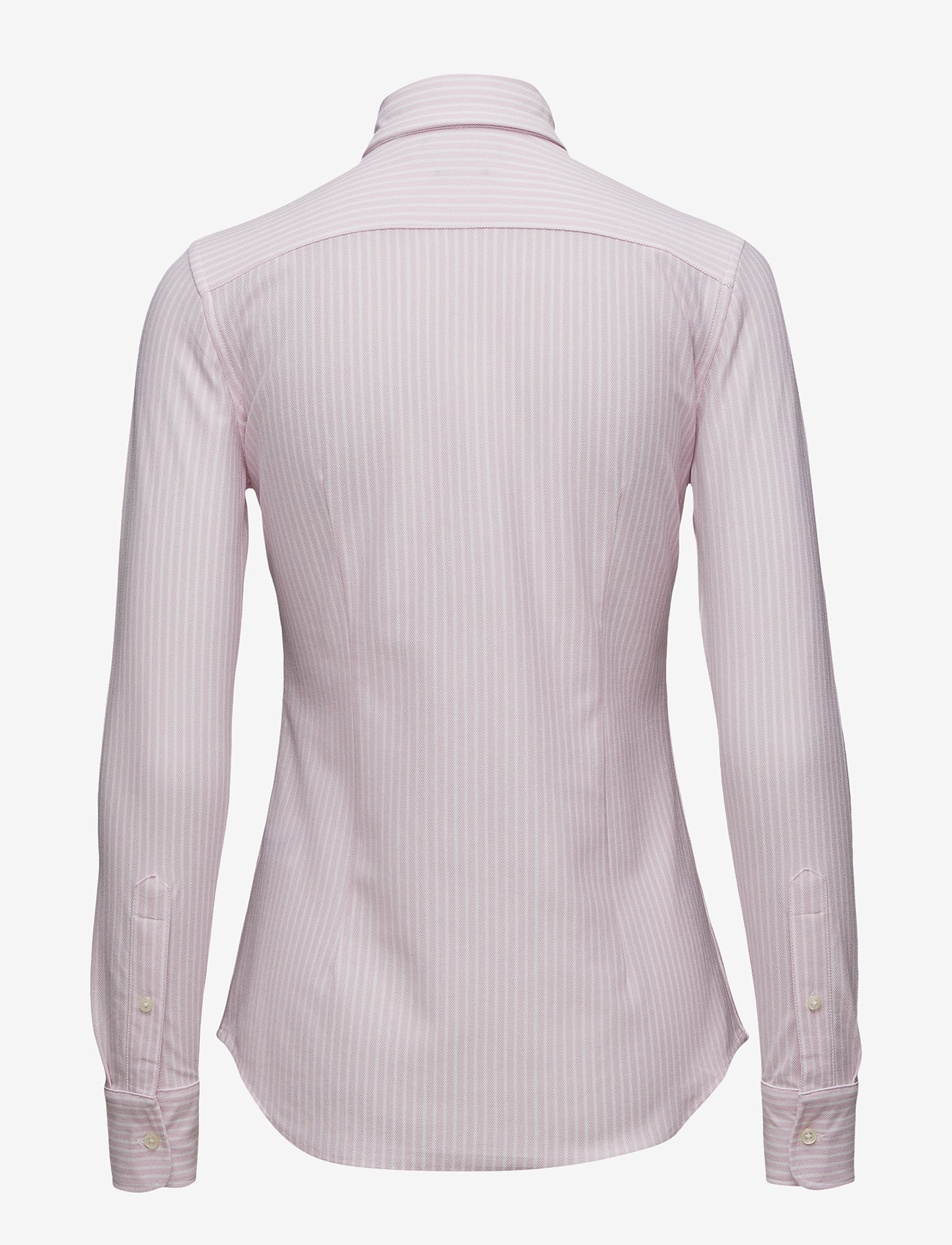 Polo Ralph Lauren - Striped Knit Oxford Shirt - chemises en jeans - carmel pink/white - 2