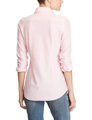 Polo Ralph Lauren - Striped Knit Oxford Shirt - pitkähihaiset kauluspaidat - carmel pink/white - 3